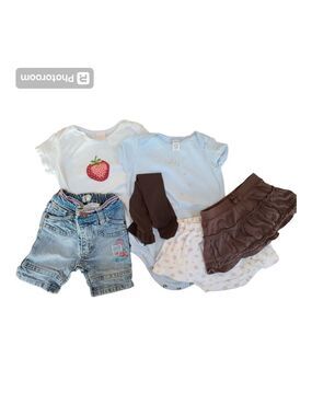 Girl's 6-9 mos 6-piece summer bundle Girls' Summer Bundle 6-9mos Carter's Jumpin